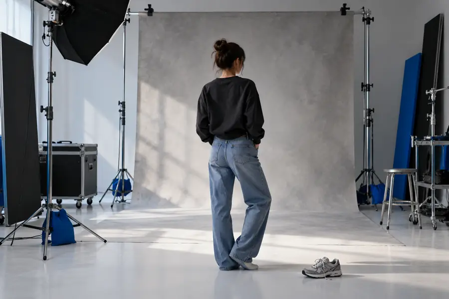Person shown against the original background